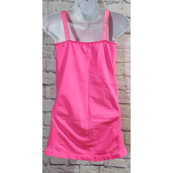 Ultra Teeze Maternity Hot Pink Tank Top One Size Lightweight Soft Stretchy - Picture 3 of 4